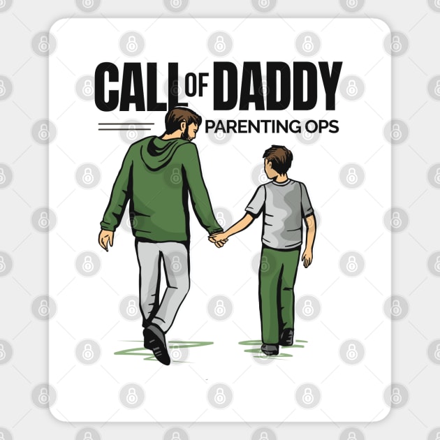 CALL OF DADDY Magnet by Bombastik